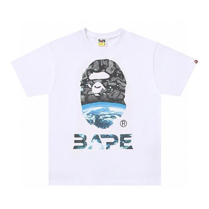 Bape T-shirt Top Version Classic Camouflage Printed Short Sleeve T T-shirt Cotton Loose round Neck Half Sleeve Shirt