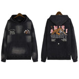 Amiri Hoodie Fashion Brand Sweater Paint-Splashing Style Graffiti Embroidered Hoodie Couple Coat