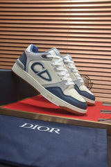 Dior Shoes Men's Shoes New Men's Sports Casual Shoes Classic Mid-Top Women's Shoes Lace-up Couple Sneakers