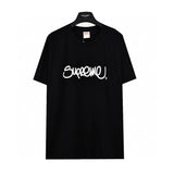 Supreme T-shirt Top Version Cashew Short Sleeve T T-shirt Men's Summer Trendy Women's New Loose Half-Sleeve Top Cotton Official Website Flagship