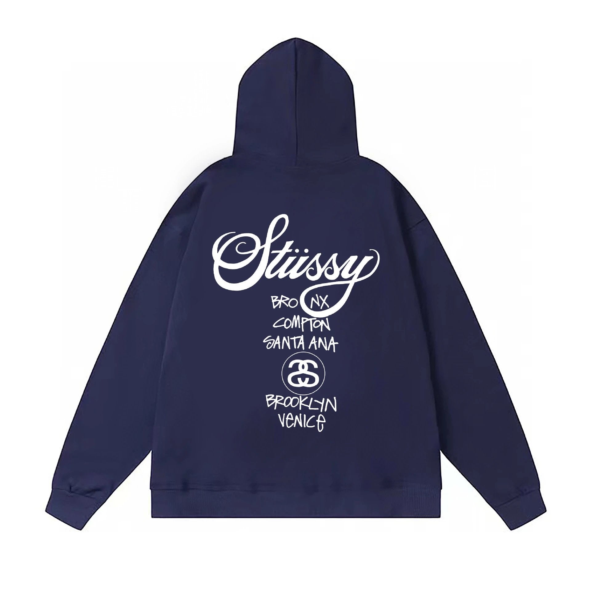 Stussy Hoodie Original Label Delivery2023New Classic Printing Black8Sweater STU World Tour tu Western Youth Pullover