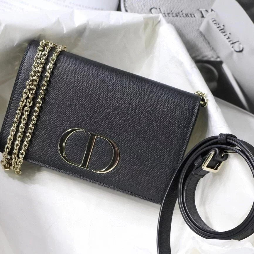 Dior Women's Bag Top version 【Version】Montaigne30Series Two-in-One Clutch2086Backpack Crossbody Bag Waist Bag Clutch Women's Bag
