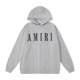 Amiri Hoodie 2024Autumn and Winter New Letters logo Printed Hoodie Same Style for Men and Women