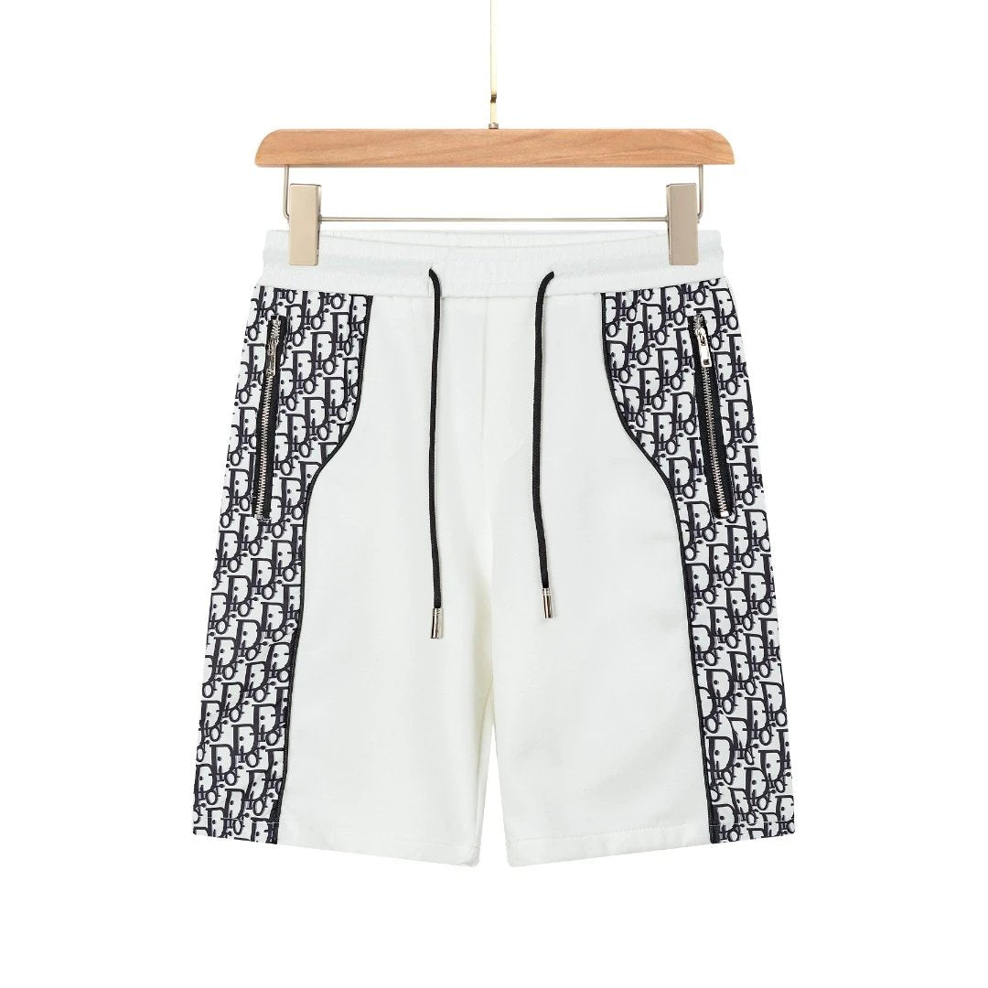 Dior shorts Two-Sided Letter Embroidery logo Five-point Shorts25ss New Drawstring Casual5Two-Piece Casual Sweatpants Summer Pants Unisex Pure Cotton Sweatpants