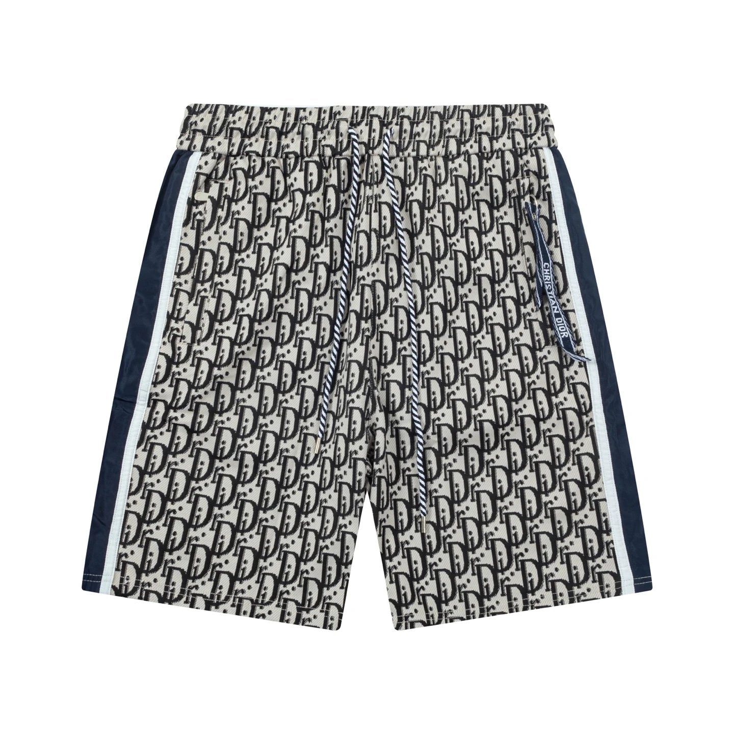 Dior shorts Alphabet Full Flower Woven Ribbon logo Five-point Shorts25ss New Drawstring Casual Summer Pants5Two-in-One Casual Sweatpants for Men and Women, Pure Cotton Joggers