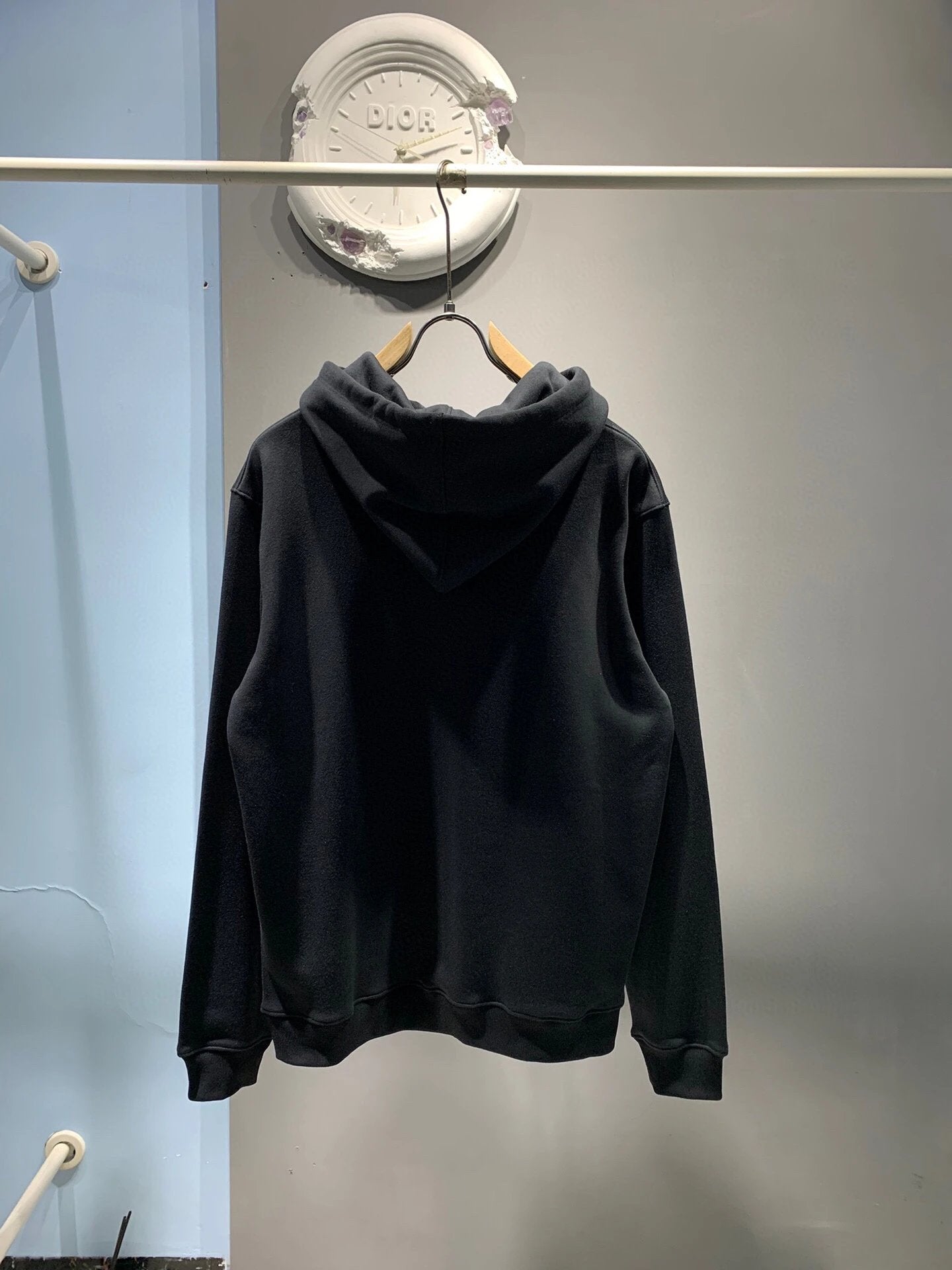 PRADA Hoodie Golden Triangle Logo logo Hooded Sweatshirt Hoodie Jacket Top Unisex Sports Casual Loose Fit Versatile