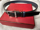 Bally Belt Top version Original Single Belt Counter New Men's Double-Sided Casual Business Belt Wide3.4cm Double-Sided Head Layer Cowhide Belt First Layer Cow Leather Belt Men and Women Business Casual Belt Belt Men's Leather Belt