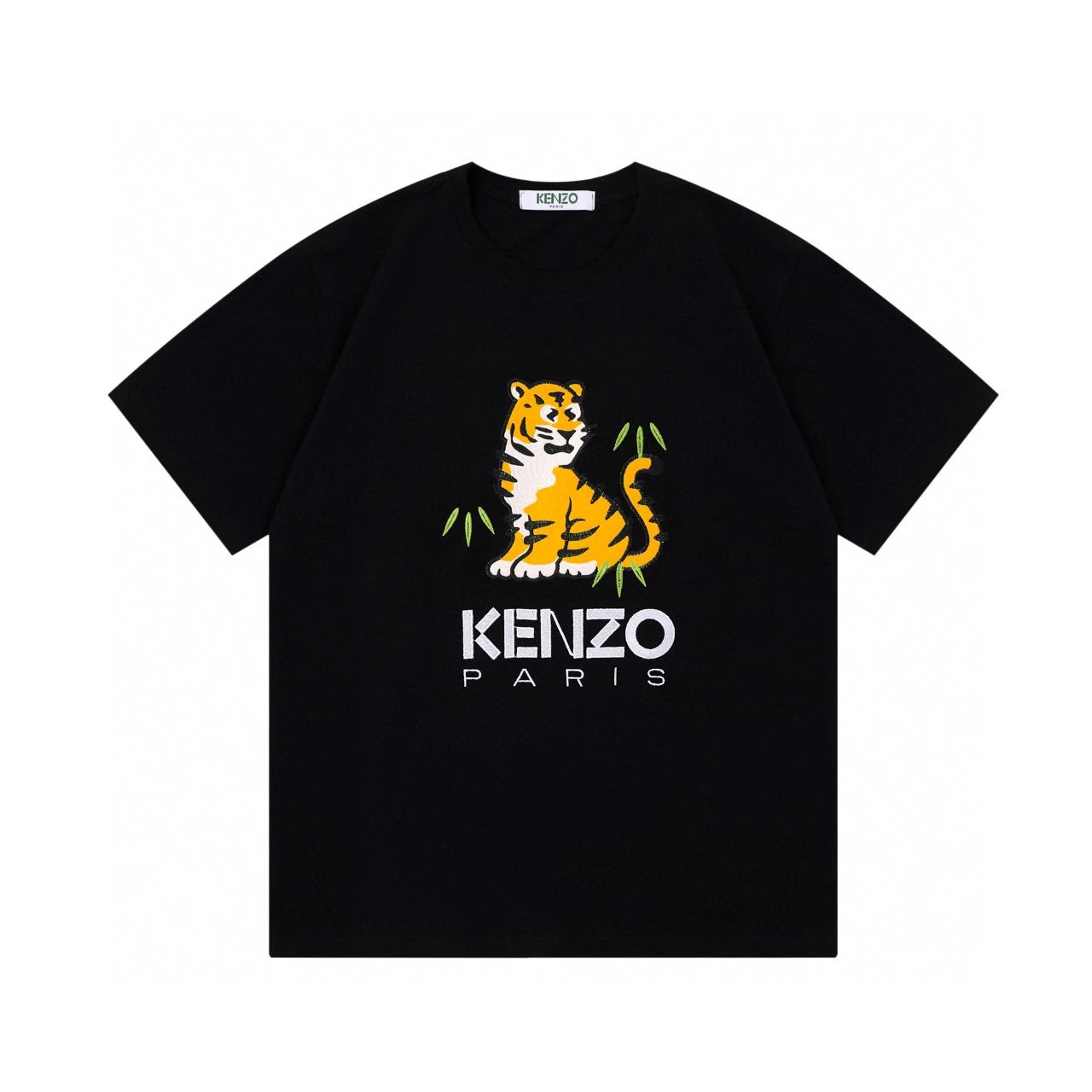 Kenzo T-shirt Top Version Tiger Head Counter Same Style Pure Cotton Summer Men's and Women's Same Fashion Loose All-Matching2024New Short Sleeve T T-shirt