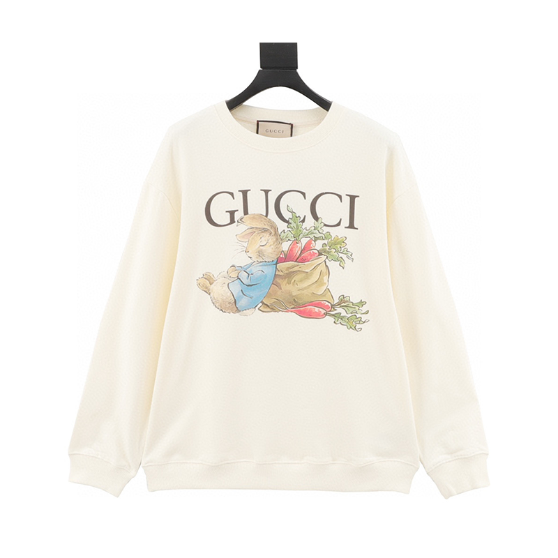 Gucci Hoodie Fun Cartoon Series Printed Crew Neck Sweatshirt Men and Women Same Style