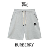Burberry Shorts Embroidery logo Five-point Shorts25ss New Drawstring Casual Summer Pants American Style5Two-in-One Casual Sweatpants for Men and Women, Pure Cotton Joggers