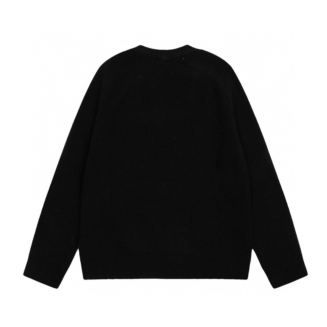 Calvin Klein Sweater Top Version Counter Same Style Men's and Women's Autumn and Winter New round Neck Cashmere Sweater Sweater Trendy Sweater