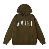 Amiri Hoodie 2024Autumn and Winter New Letters logo Printed Hoodie Same Style for Men and Women