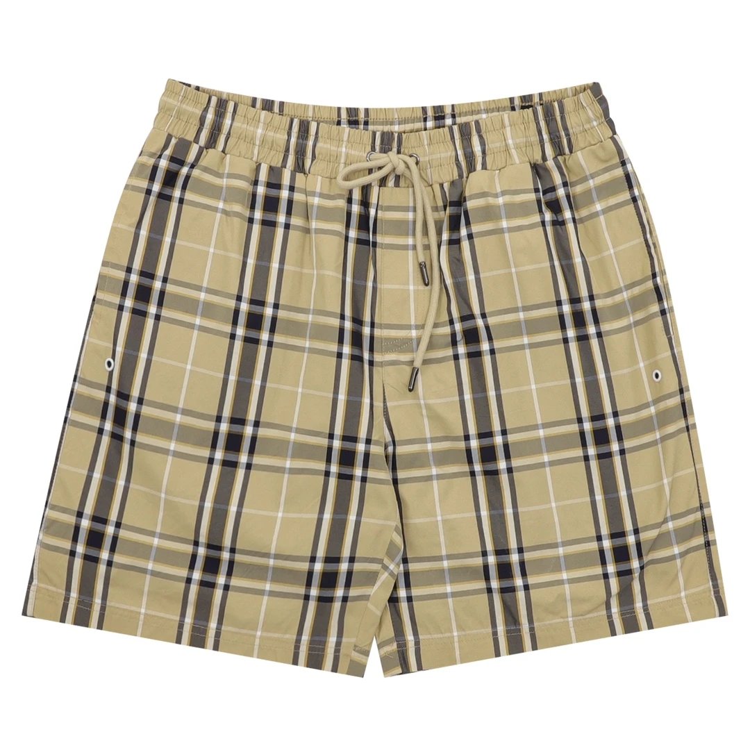 Burberry Shorts Allover Plaid Print logo Beach Shorts25ss New Five-Point Pants os Loose Quick-Dry Unisex Casual Trendy Brand Big Shorts5Pants