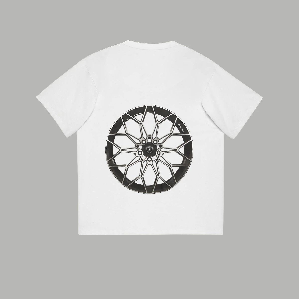 Balenciaga T-shirt 2025SS Limited Edition Lamborghini Sports Car logo Letter Printed round Neck Short Sleeve T Unisex T-Shirt