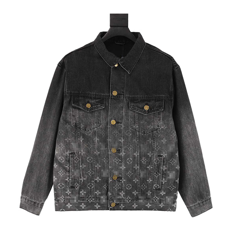 Louis Vuitton LV Jackets Gradient Denim Long-Sleeved Jacket for Men and Women