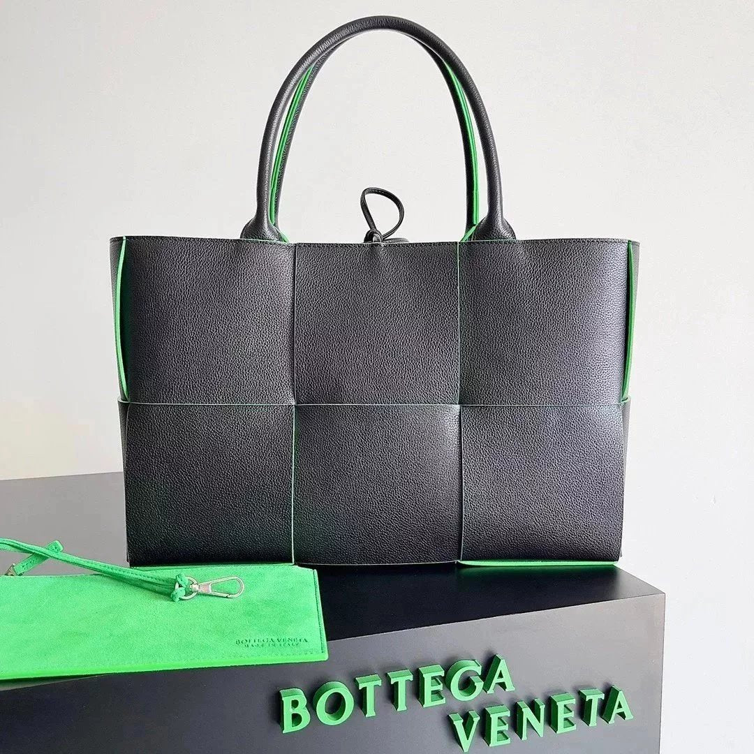 Bottega Veneta Women's Bag Top version 【Version】Arco Tote Bag Large38cm Woven Bag Large Shopping Bag Men and Women totebag One-Shoulder Crossbody Calfskin Bag Woven Suede tote Bag Mummy Bag Shopping Bag Commuter Bag Woven Bag