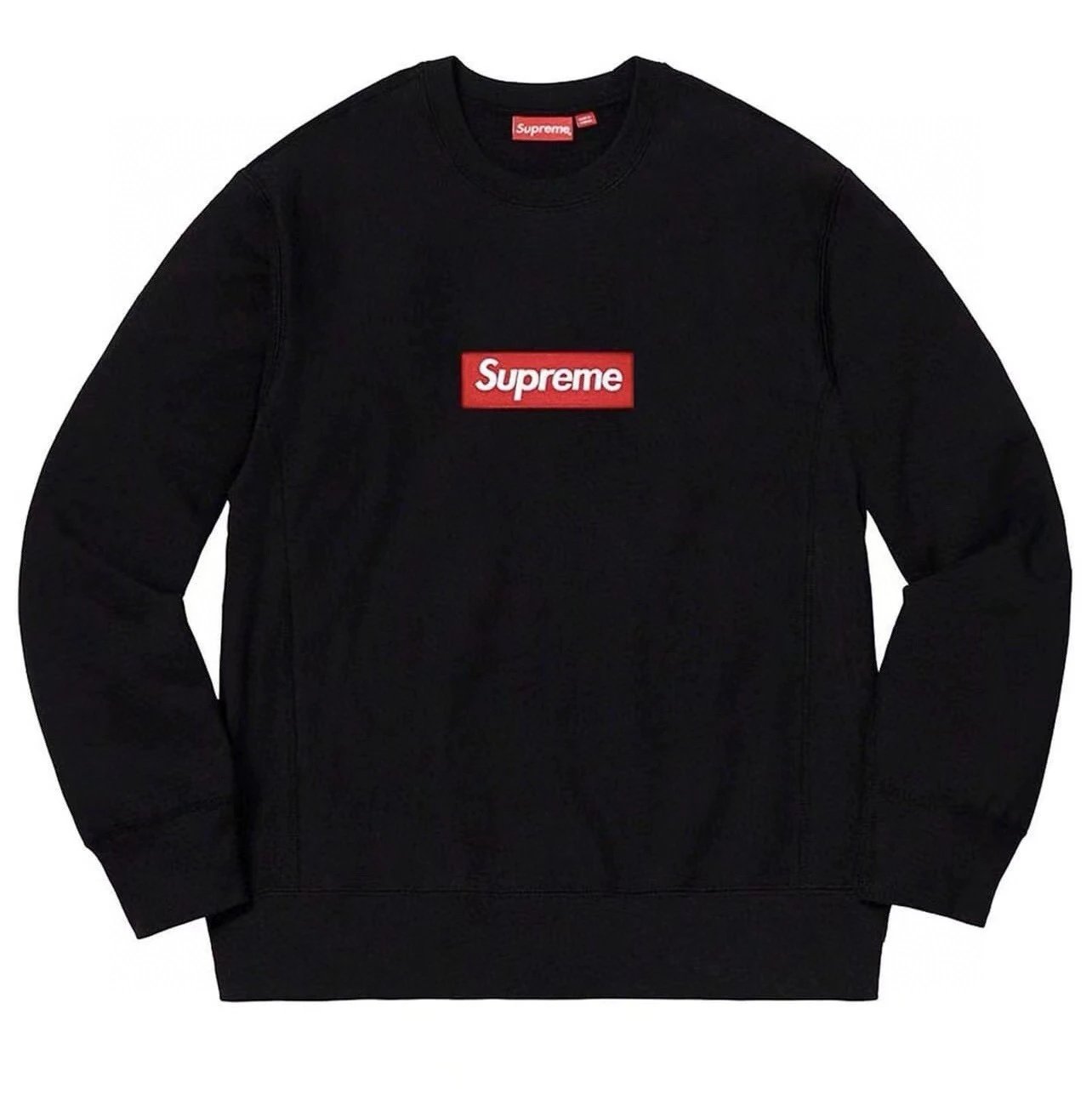 Supreme Hoodie Top Version Sweater Classic Bogo Letter Embroidered Crew Neck Sweater