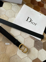 Dior Belt Top version Original Order Belt Genuine Cattlehide Leather Surface Belt Women's Belt Double-Sided Head Layer Cowhide Universal Business Women's Belt Women's Business Casual Belt Belt Women's High-End Belt