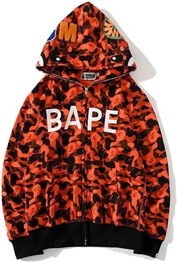 Bape Hoodie Trendy Fashion Sweater Coat