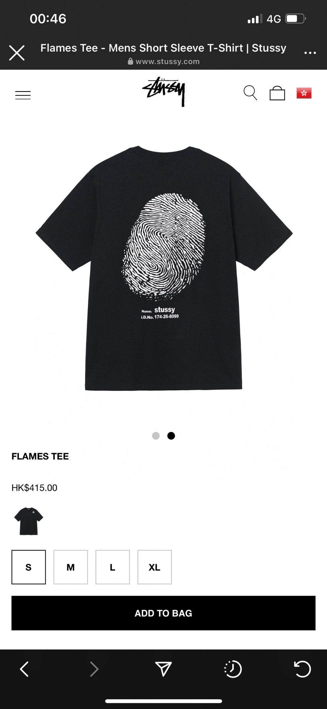 Stussy T-shirt Top Version Fingerprint Counter Same Pure Cotton Summer Men and Women Same Fashion Loose All-Matching2024New Short Sleeve T T-shirt