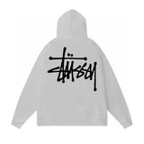 Stussy Hoodie Original Label Delivery2023New Classic Printing Black8Sweater STU World Tour tu Western Youth Pullover