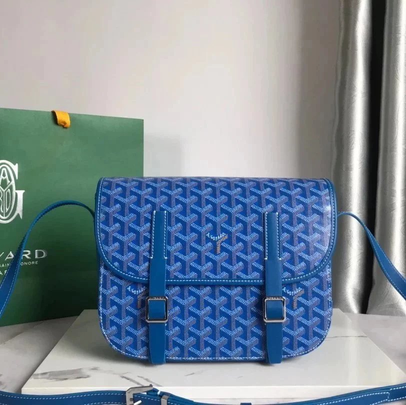 Goyard Bag Top version 【Highest Quality】Ge Jia Quan New Beédère Double Buckle Messenger Bag Men's Messenger Bag Messenger Bag Men's Bag Flap Bag Women's Cross-Body Bag Casual Backpack