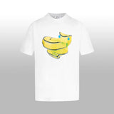 LOEWE T-shirt Hand-drawn Snake Year Theme Illustration on the Chest logo round Neck Short Sleeve25ss New Pure Cotton Unisex Style T T-shirt OS Loose Fit Base Shirt Top Half Sleeve T-Shirt