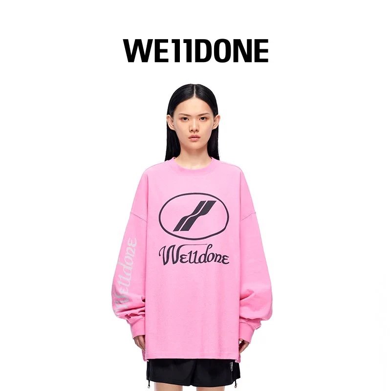 We11done Hoodie Top Version Early Autumn New LOGO Letter Thin Long Sleeve T T-shirt