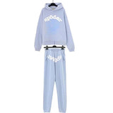 Sp5der Hoodie Fashion Brand Fall Winter Fashion Hooded Sweater Set Sweatpants