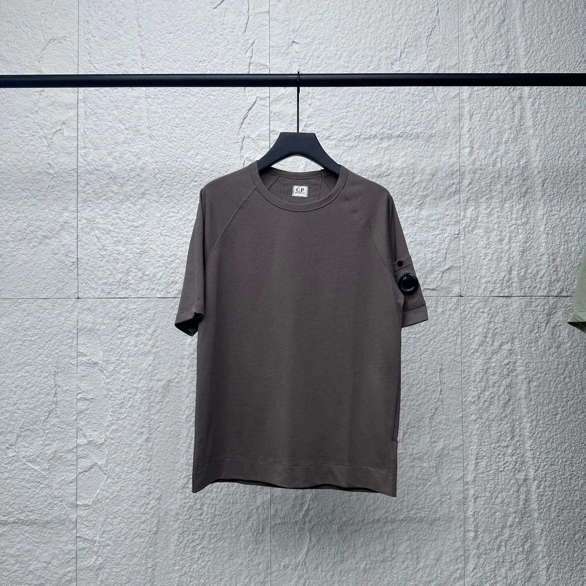 CP Company T-shirt New CP Summer American Korean Style Casual Loose round Neck Pullover Double Yarn Short Sleeve Male and Female Trendy Brand Half Sleeve T T-shirt