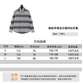 Louis Vuitton LV Shirt Plaid Letter Flannel Shirt Coat Same Style for Men and Women