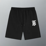 Burberry Shorts TB Printing logo Five-point Shorts25ss New Heavy Drawstring American Style Casual Summer Pants5Two-in-One Casual Sweatpants for Men and Women, Pure Cotton Joggers