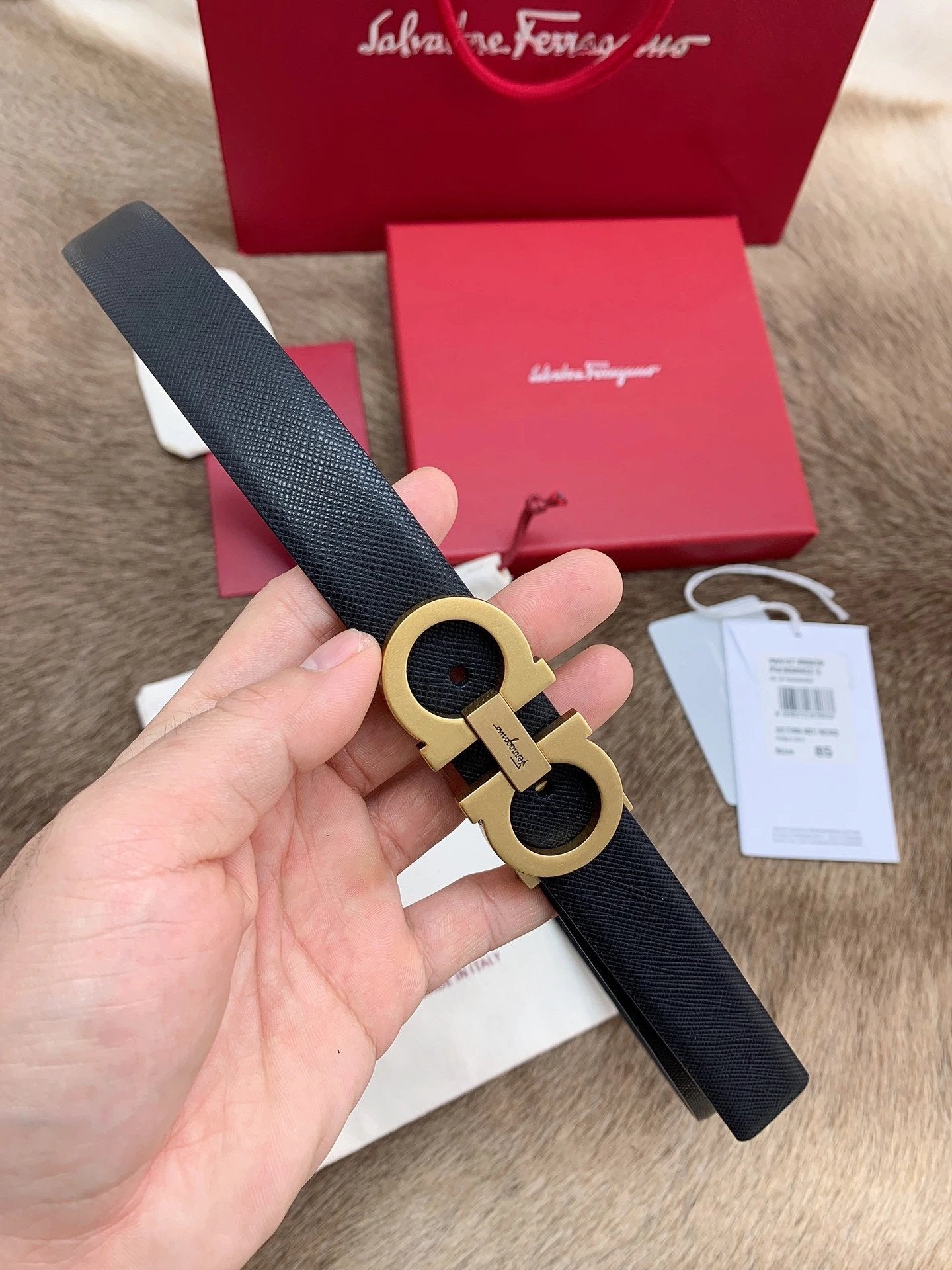 Ferragamo Belt Top version 【Full Package】Women's Belt Width2.5cm with Chip nfc Anti-Counterfeiting Quality Counter Full Set Packaging Italian Double-Sided Cowhide Matching Boutique Brass Buckle Length Can Be Cut by Yourself Counter Belt Fashion All-Match