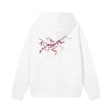 Arc'teryx Hoodie Dual Back Support logo Hooded Sweatshirt Hoodie Bird Home Jacket Top Unisex Sports Casual OS Loose fit versatile style
