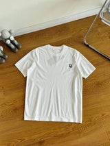 Dior T-shirt Chest Letter Embroidery logo round Neck Short Sleeve25ss New pure cotton T Unisex T-Shirt OS Loose Fit Base Shirt Top Half Sleeve T-Shirt