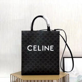 Celine women's bag Top version 【Level Surrogate Shopping】New TriompheMiniTote Tote Arc De Triomphe cabas Presbyopic Tote Vertical Mini Phone Bag Medium Presbyopic Portable Shopping Bag Shoulder Bag Messenger Bag Selin Women's Bag Men's Bag191542194372