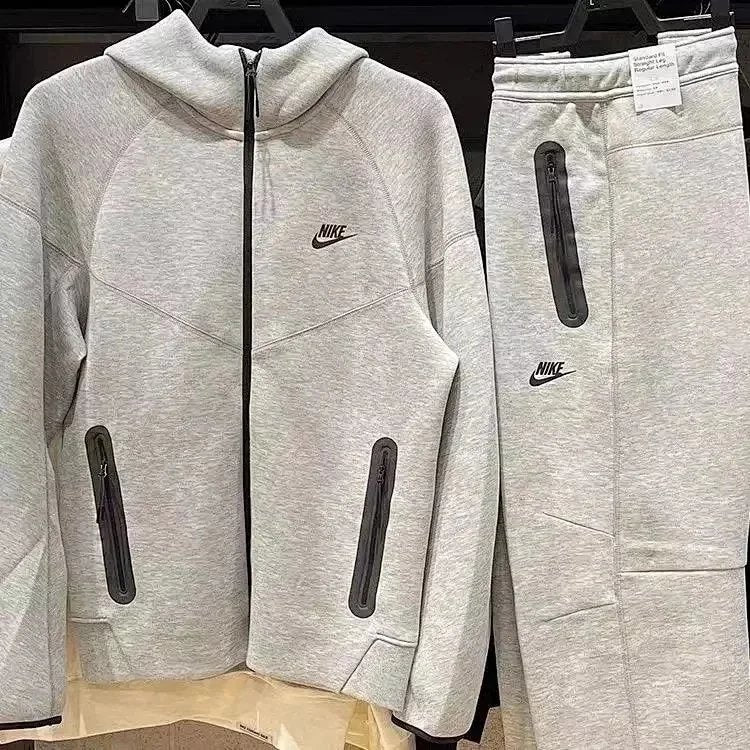 Nike Tech Set Fall Winter Fashion Casual Sweatshirt Outfit