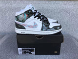 Air Jordan 1 Mid shoes New All-Match Trendy Men's Casual Sports Shoes