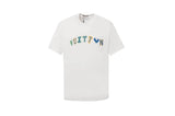 Louis Vuitton LV T-shirt Digital Printing logo Round neck short-sleeve pure cotton T Unisex T-Shirt OS Loose Fit Base Shirt Summer New Casual Simple T-Shirt