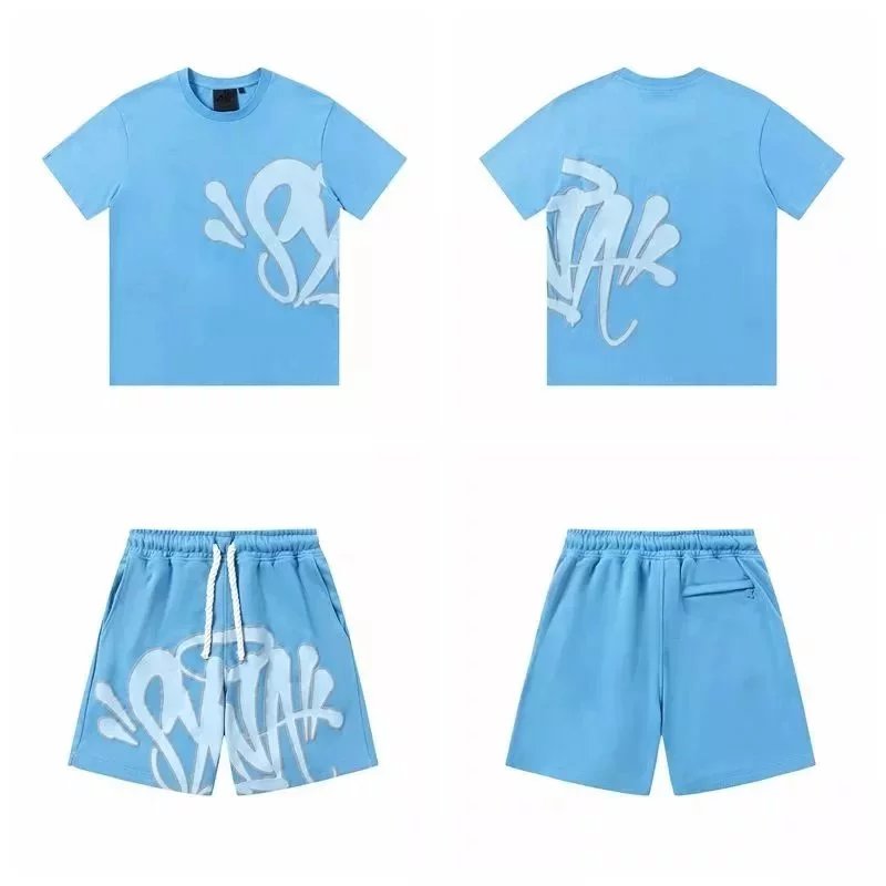 Syna World T-shirt D42Summer Hip-Hop Fashionable Brand Shorts Suit