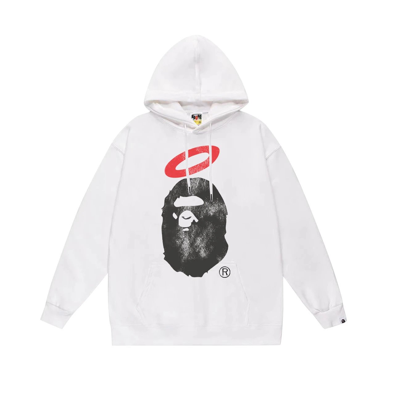 Bape Hoodie 2024Autumn and Winter New Japanese Fashion Brand Pullover plus Size Loose Hoodie Male and Female Couples Wear Teen Fashion Brand Sweater-CY