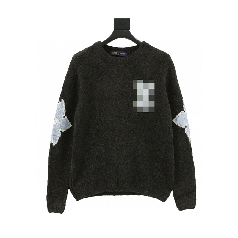 Louis Vuitton LV Sweater 25SS Skiing Logo Mosaic Sweater for Men and Women