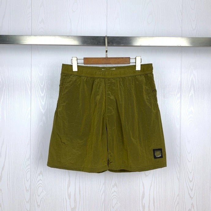 Stone Island Overalls Supply Summer New Metal Nylon Compass Small Icon Sports Casual Quick-Drying Shorts Loose Cropped Pants