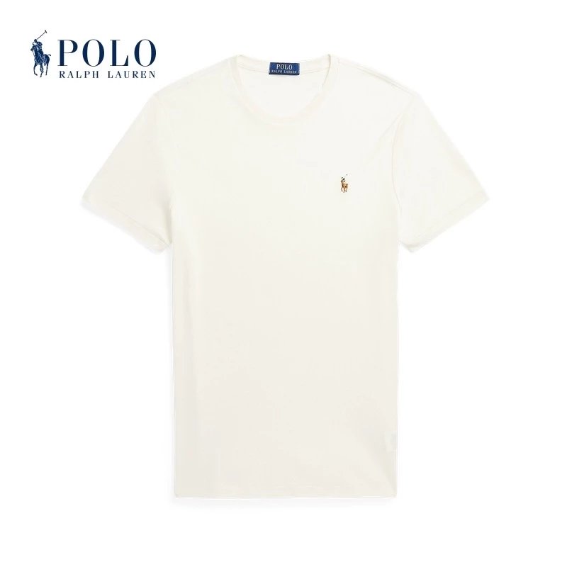 Ralph Lauren T-shirt Top Version Standard Men's Classic Slim Cotton Short Sleeve T T-shirt