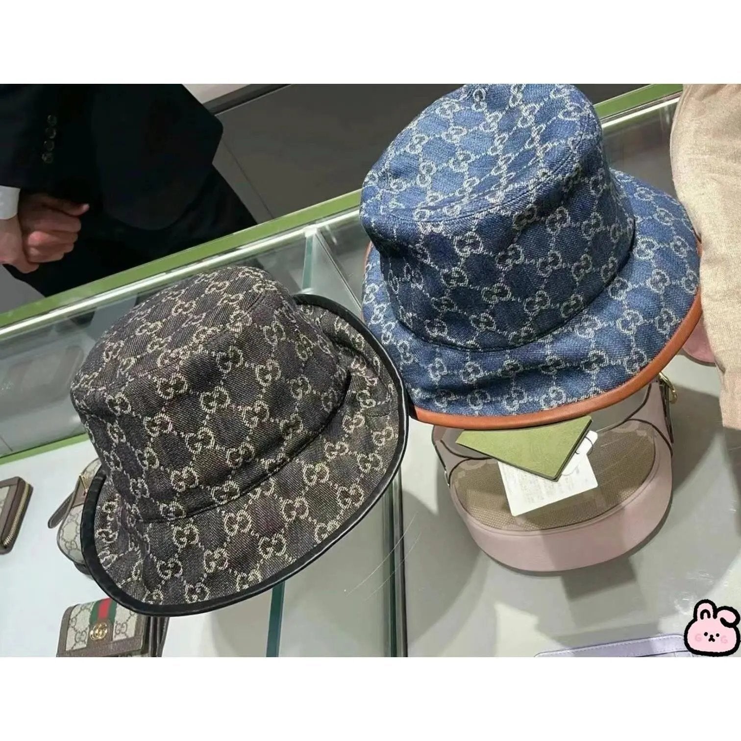 Gucci Hat New Classic Double Full Printed Letters logo Bucket Hat Female Sun Hat Male Hat