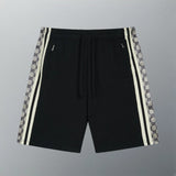Gucci Shorts Double-sided G Snake Print Webbing logo Five-point Shorts25ss New Drawstring Casual Pants for Men and Women, Summer Style5Two-in-One Casual Sweatpants Pure Cotton Joggers