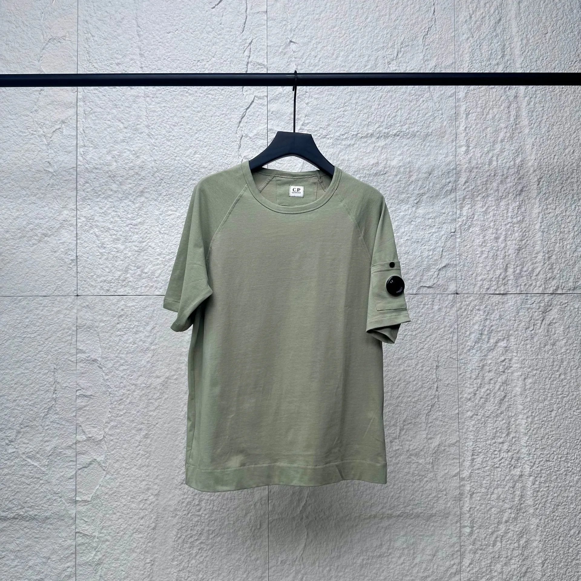 CP Company T-shirt New CP Summer American Korean Style Casual Loose round Neck Pullover Double Yarn Short Sleeve Male and Female Trendy Brand Half Sleeve T T-shirt