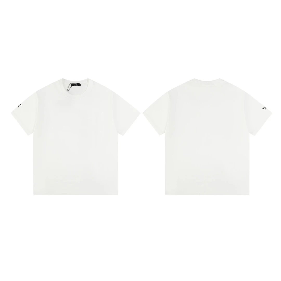 Arc'teryx T-shirt Cuff Bird Embroidery logo round Neck Short Sleeve25ss New Pure Cotton Unisex Style T T-shirt OS Loose Fit Base Shirt Top Half Sleeve T-Shirt