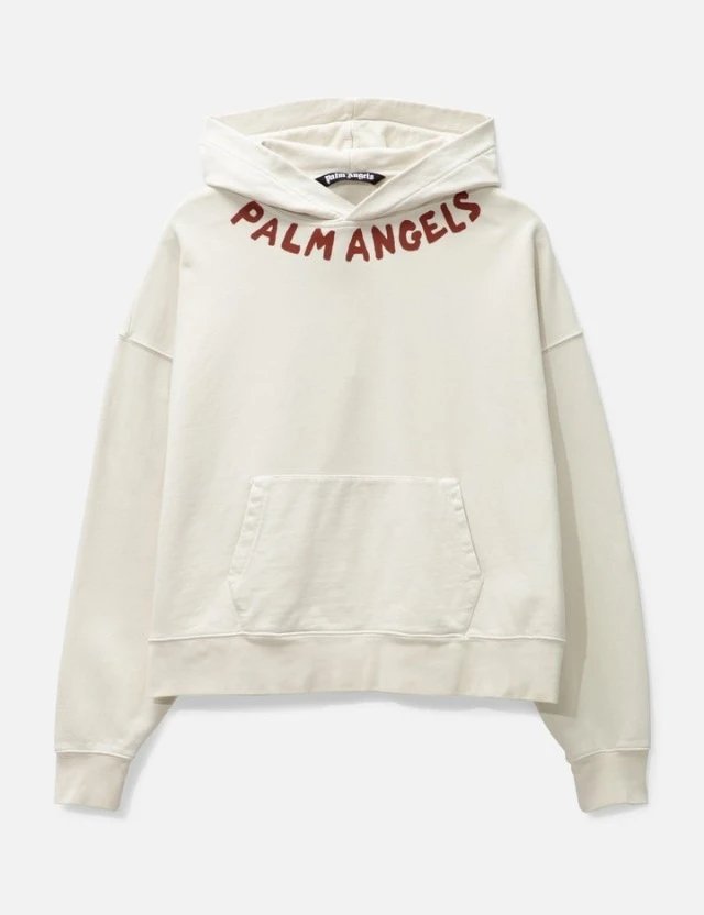 Palm Angels Hoodie Top Version Autumn New Racing Helmet Printing European and American Fashion Brand Men's and Women's Hoodie