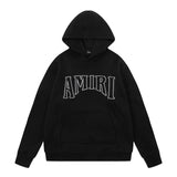 Amiri Hoodie 2024Autumn and Winter New Letters logo Printed Pullover Hoodie for Men and Women